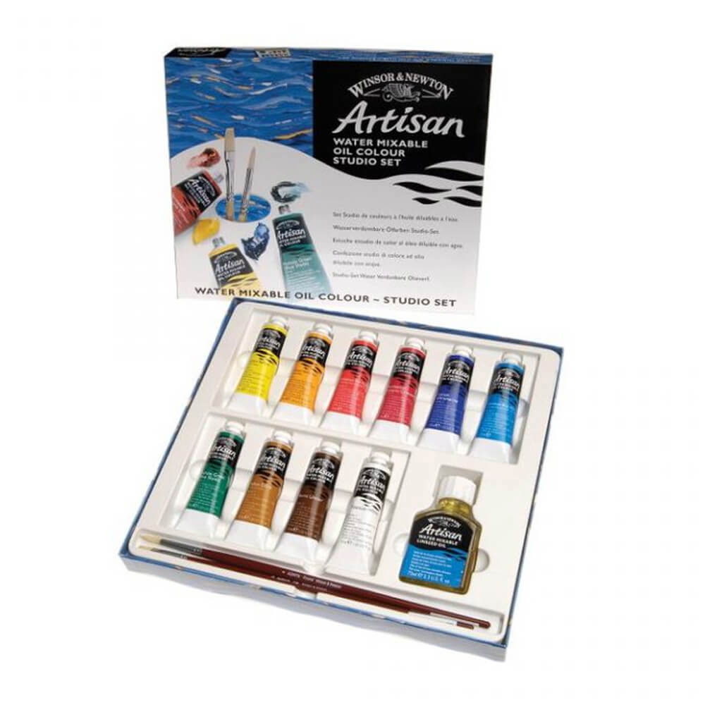 Winsor and Newton Artisan Water Mixable Oil Colour Studio Set